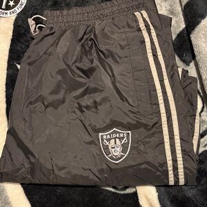 DIXXON Black Joggers with Gray Stripes